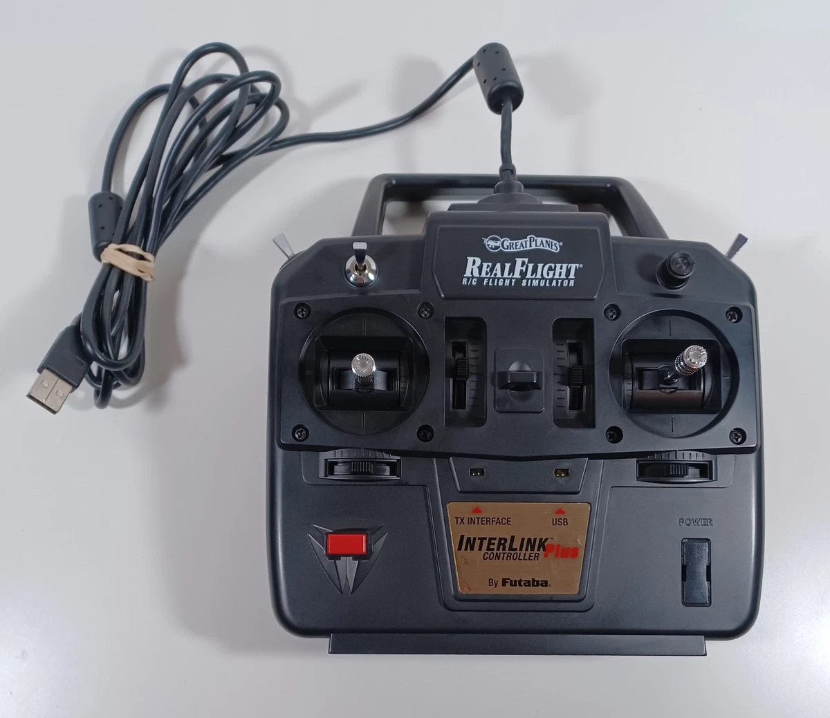 Manette InterLink Elite Pour Simulateur RealFlight G4 G5 - Futaba - Occasion
