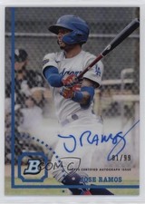 2022 Bowman Heritage Chrome Prospect Refractor 81/99 Jose Ramos Auto 1bi0