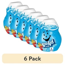 (6 pack) Liquid Tropical Punch Naturally Flavored Soft Drink Mix
