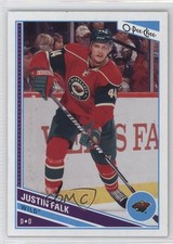 2013-14 O-Pee-Chee Justin Falk #492 e6j