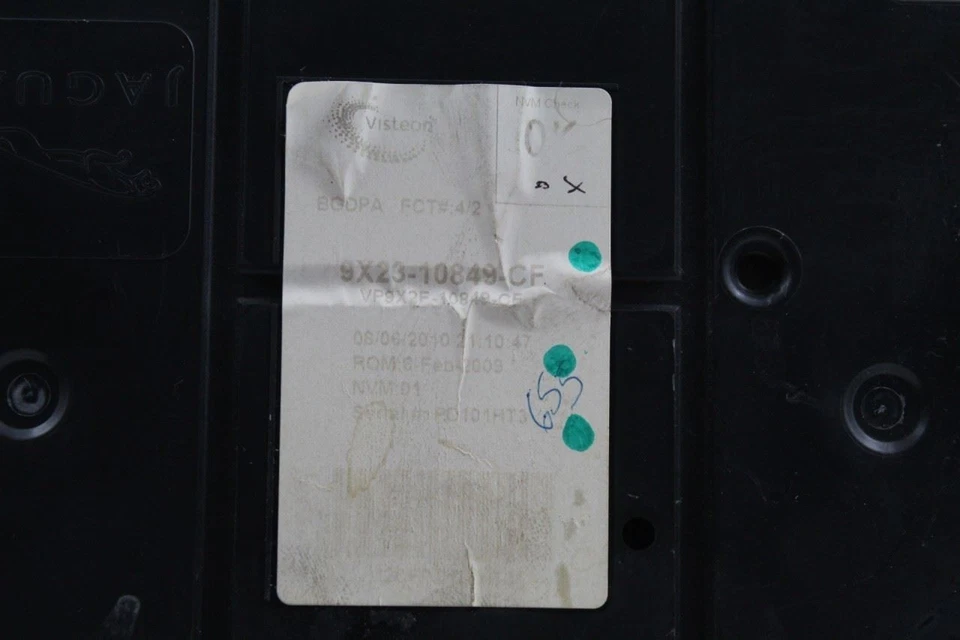 Grupo de velocímetro 139 k MPH compatible con Jaguar XF 2010-2012 OEM #41224 Foto 4 de 4