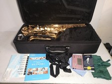 YAMAHA YAS-280 Alto Saxophone Gold Used with Semi-Hard Case Mouthpiece