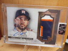 2019 Topps Dynasty George Springer Dynastic Decoration Auto #DAP-GSP2  /10