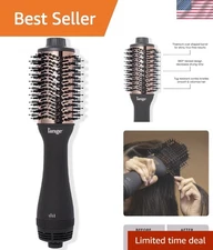 Le Volume 2-in-1 Titanium Blow Dryer Brush | Hot Air Brush for Hair Drying & ...