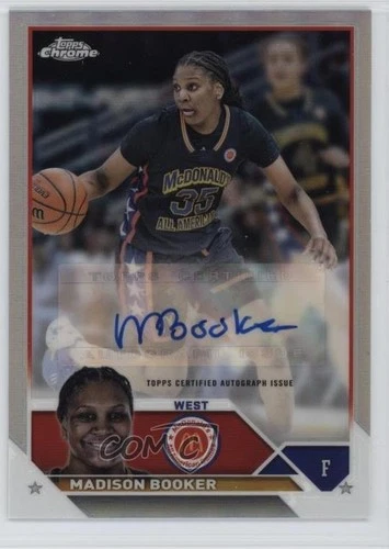 2023 Topps Chrome McDonald's All American Madison Booker #CA-MBO Auto