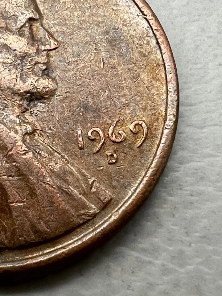 RARE 1969 D One Penny - Image 4 of 4