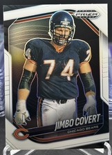 JIMBO COVERT  2025 PANINI PRIZM BLACK WHITE #/149 Chicago Bears 
