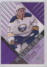 2016-17 SP Game Used Authentic Rookies Purple Nick Baptiste #134 0a4