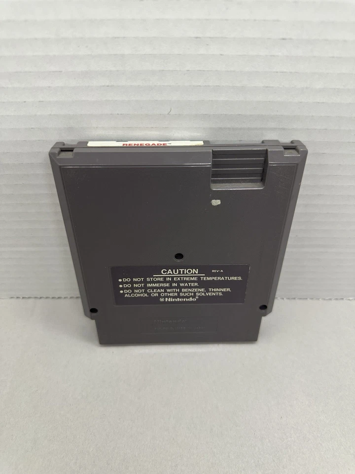 RENEGADE - Nintendo Vintage  NES (Tested & Working) Cartridge Only - Image 2 of 3