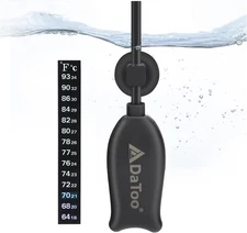 Super Mini Aquarium Heater 6 Watts Small Fish Tank Flat Heater 6W with Free Ther