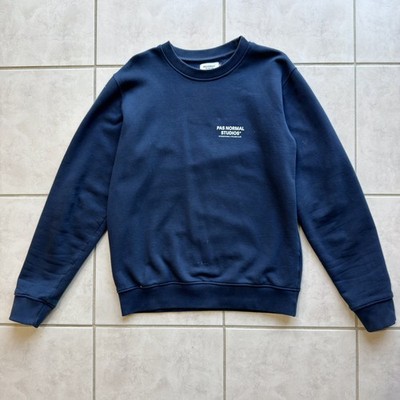 Pas Normal Studios Cycling Crewneck Sweatshirt (off Race) Size M  Navy