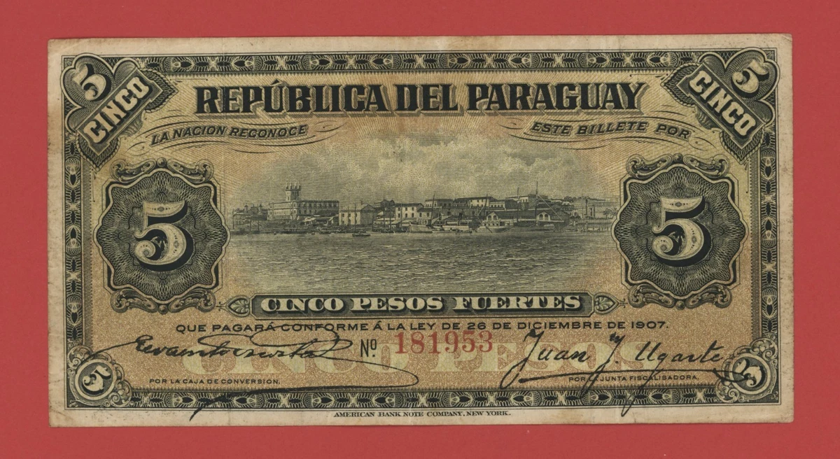 曾流通世界纸币1907 年| eBay