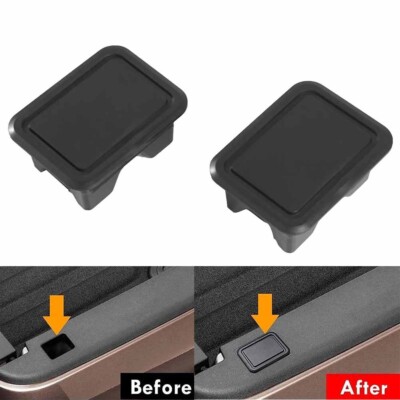 2Pcs Truck Bed Rail Stake Pocket Cover Cap Hole for Dodge for RAM 1500 2500