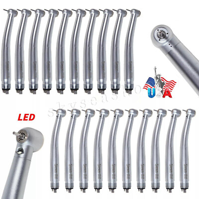 1/10pcs NSK Style Dental LED Fiber Optic/ High Speed Handpiece Turbine 4 hole U3