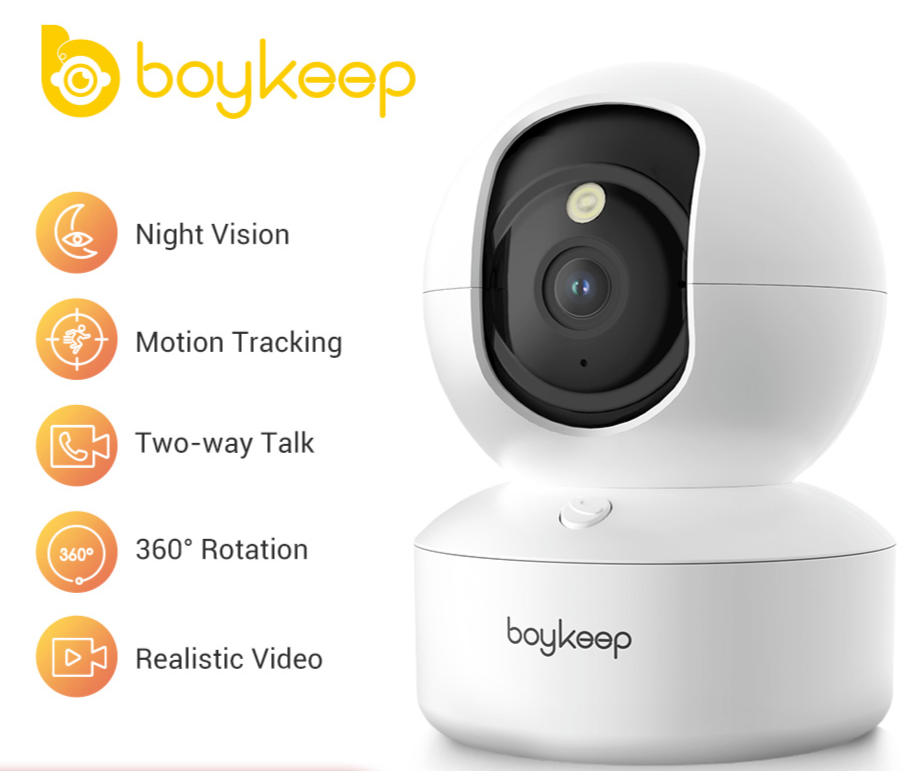 2K 360 Degree Pet Dog Camera with Phone App-image