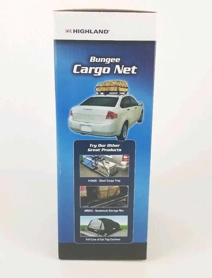 Red de carga Highland Bundgee 36" X 48" equipo de carga de camping #95001 con ganchos nuevo  Foto 4 de 4