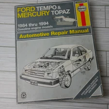 Haynes 36078 (1418) Ford Tempo & Mercury Topaz 1984 thru 1994 Auto Repair Manual