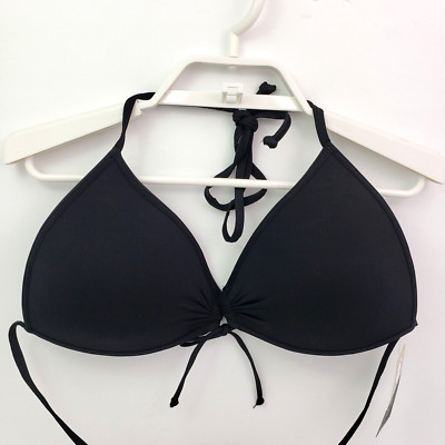 Eidon Surf Summer Womens Size XL Black Licorice Bikini Swim Top