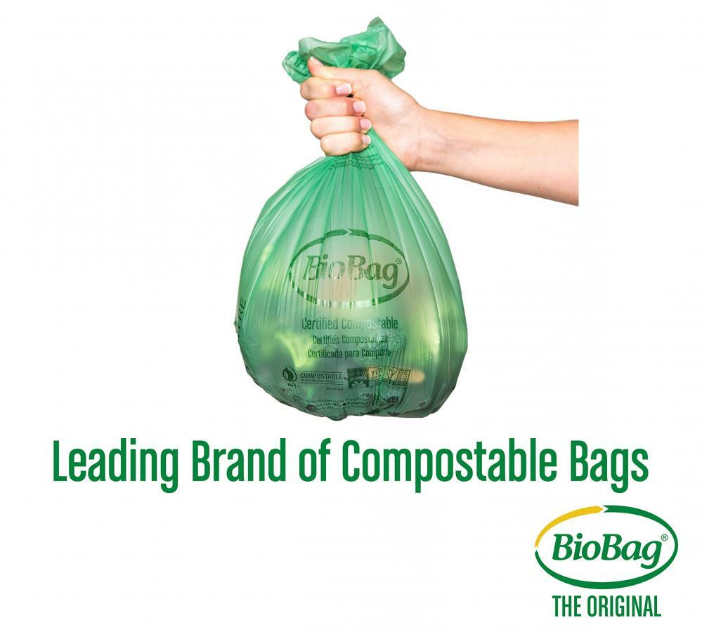 BioBag, The Original Compostable Bag, Kitchen Food Scrap 100 Count