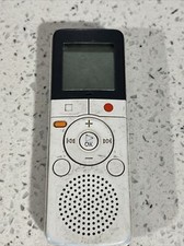 Handheld Digital Voice Recorder White Tested Working
