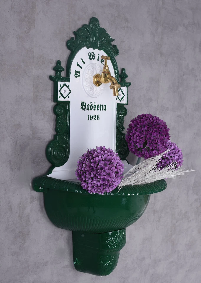 Gartenbrunnen Antik Brunnen Vintage Zierbrunnen Landhausstil Waschbecken Retro - Bild 4 von 4