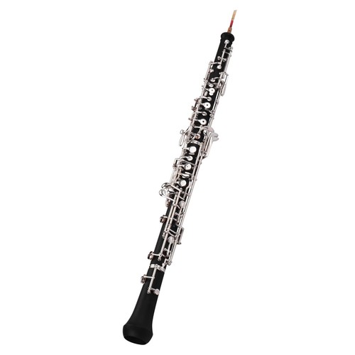 Llave Oboe C Estilo Semiautomático Llaves Plateadas con Estuche y Accesorios C7E3 - Imagen 5 de 7