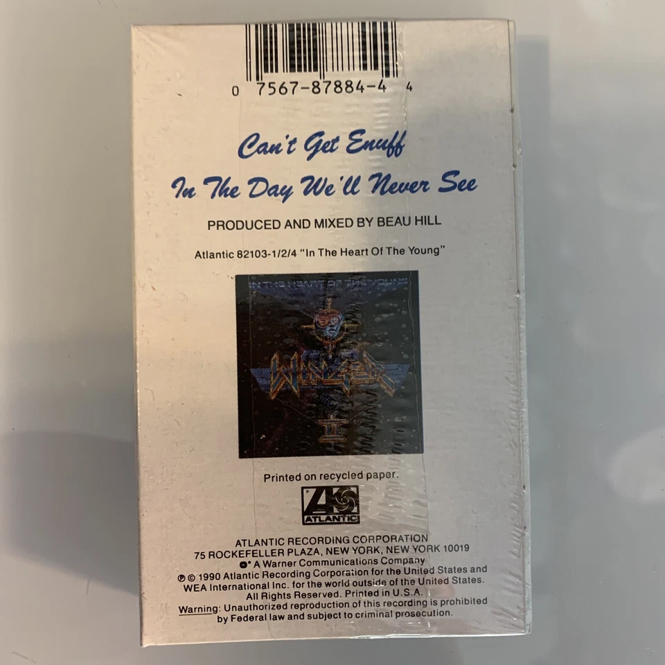 Winger Can't Get Enuff (Cassette) New Sealed Single - Image 2 of 2