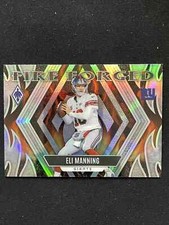 Eli Manning 2022 Panini Phoenix Football Fire Forged Insert #FF-4