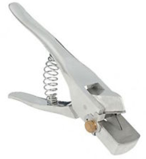 Ear Notcher V Shape Large Aluminum Hog Goat Lamb Sheep 9.5