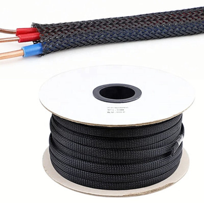 Erweiterbare geflochtene Hülle Nylon Kabelbaum Ummantelung PC TV Auto Elektrokabel