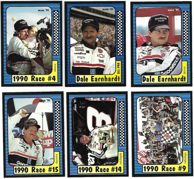 (13) Count Trading Card Lot of DALE EARNHARDT SR NASCAR LEGEND 1991