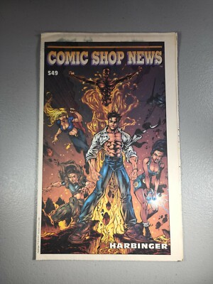 Comic Shop News #549 - ''Harbinger'' Cover Art Acclaim Comics - CSN 1997
