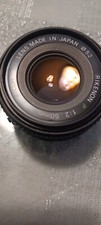 Ricoh Rikenon P F2 50mm Ricoh Mount Lens For SLR/Mirrorless Cameras Missing Caps