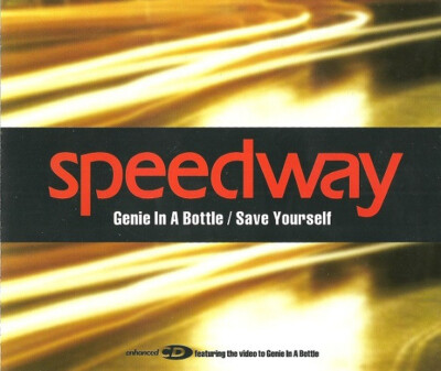 Speedway  - Genie In A Bottle / Save Yourself (CD, Single, Enh)