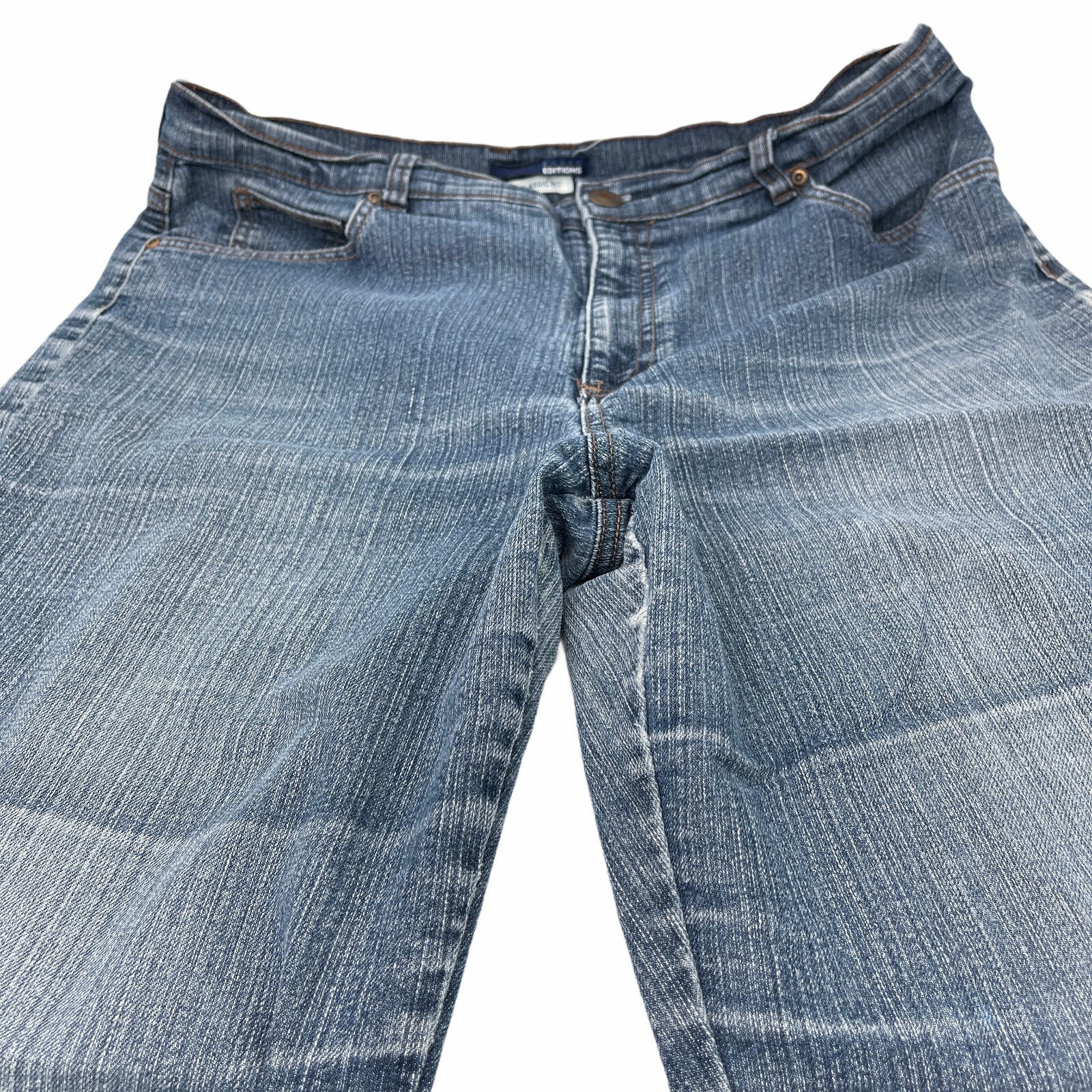 Basic Edition Jeans Size 16 Stretch Straight Medi… - image 1