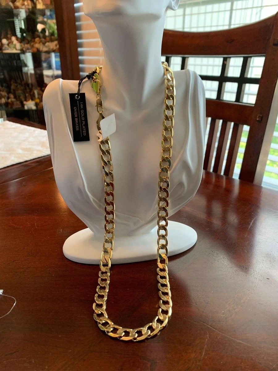 SeyCey.co Anti Allergic Tarnish Stainless Steel Italian Flat Gold Chain