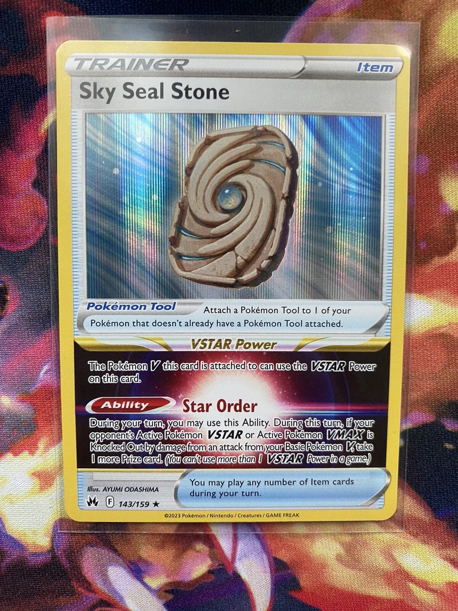 Pokémon TCG Sky Seal Stone Crown Zenith 143/159 Holo Rare | eBay