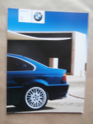 BMW 318ci 320ci 325ci 330ci E46 Coupé +Individual M Sportpaket 9/2001 +Preislist