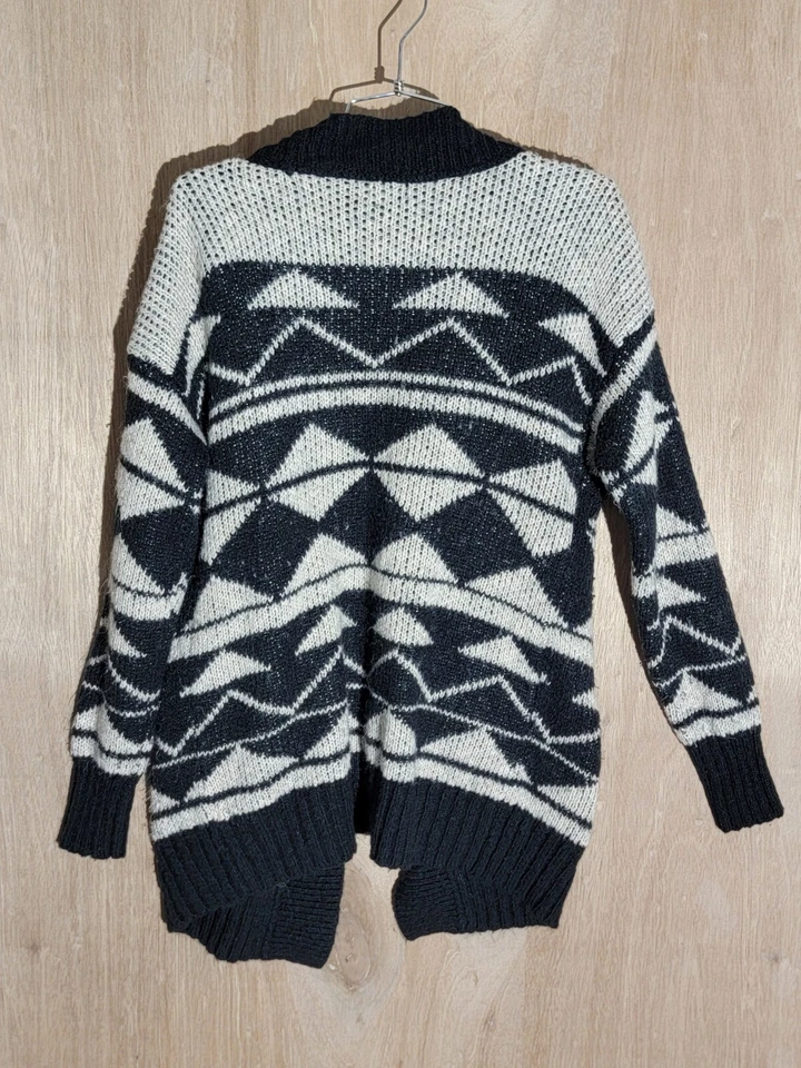 mossimo supply aztec cardigan sweater womens L long sleeve carousel knit - Image 2 of 4