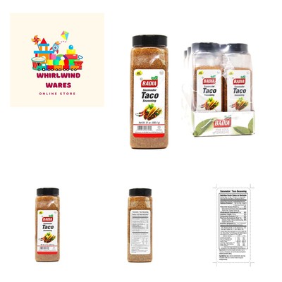 Taco Seasoning, 21 Ounce Pack of 6