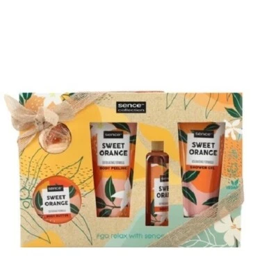 Sence Collection 5-teiliges Geschenkset - Orange Planet Love