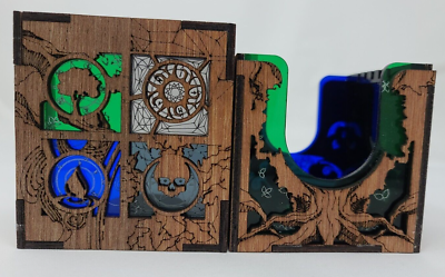 MTG Commander Deck Box WITCH-MAW GREEN WHITE BLUE BLACK Magic the Gathering  | eBay