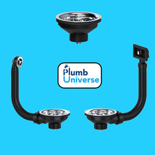 Basket Strainer Waste For Kitchen Sinks Overflow Available (Rectangle, Round)