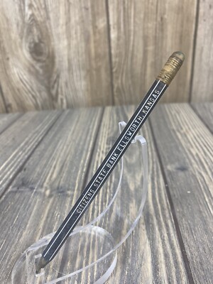 Vintage Citizens State Bank Ellsworth Kansas Pen W Eraser Advertisement C