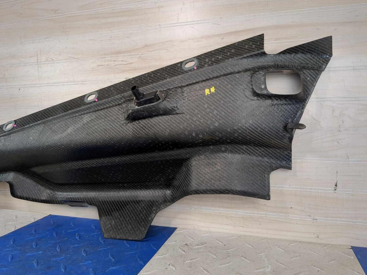 2017-2023 Audi R8 V10 - OEM Right Engine Bay Carbon Fiber Trim Panel 4S8862082A