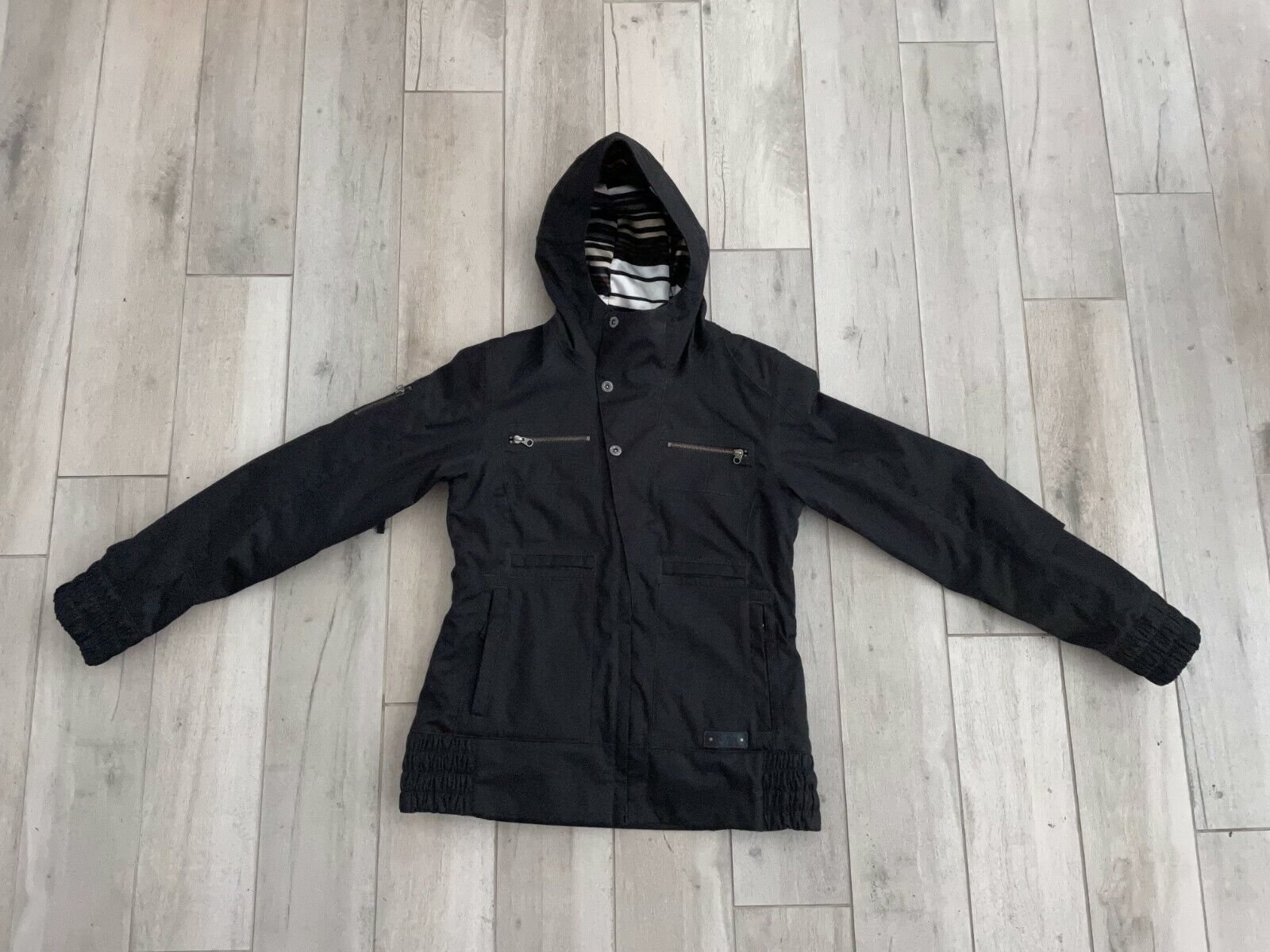 Burton Black Snowboard Jacket Womens Size L CA 26902 RN 87380 Dry Ride | eBay