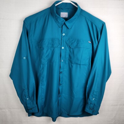 Pacific Trail XXL Shirt Long Sleeve Vented Performance Hiking Fishing Outdoor