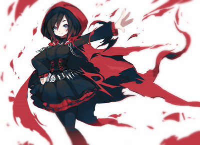 Anime  girls art rwby ruby rose CCG Gaming Mat Desk