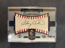 2003 Sweet Spot Classic Greats GARY CARTER #34/173   Auto Autograph
