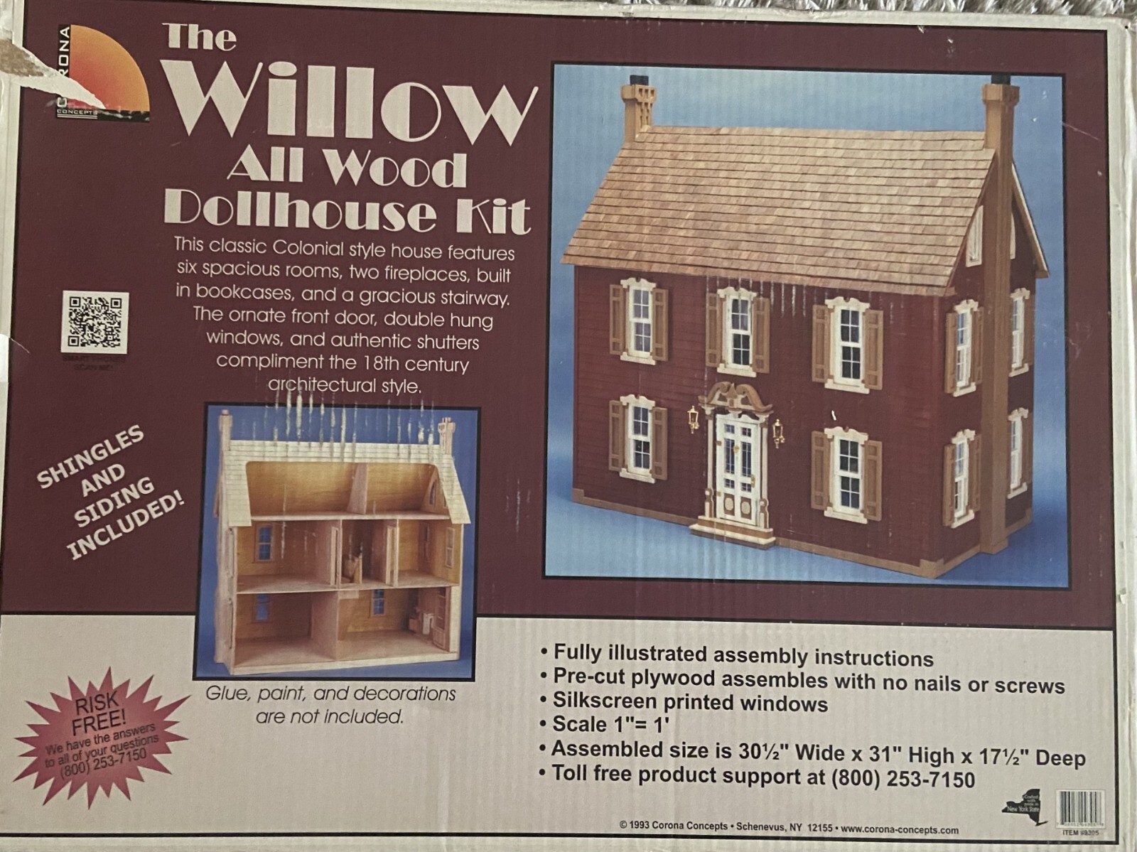 Willow Dollhouse Kit by Greenleaf Dollhouses eBay